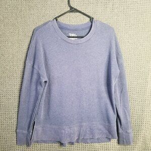 Time & Tru Blue Sweatshirt Women's M (8-10)